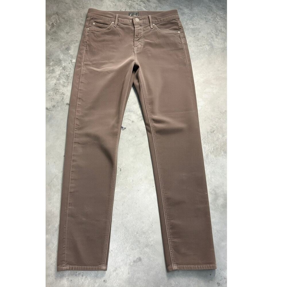 MOTHER Denim Corduroy Pants The Muse Ankle Straight Leg Jean Hopscotch Size 28
